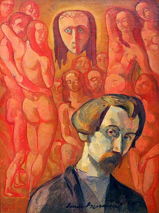 Symboliskt självporträtt - Émile Bernard