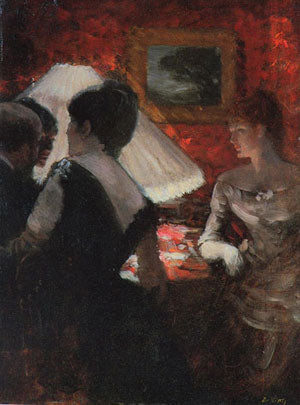 runt lampskärmen - Giuseppe De Nittis