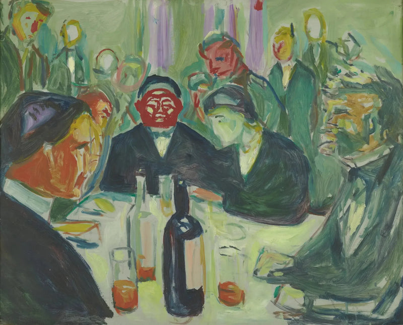 Runt bordet - Edvard Munch
