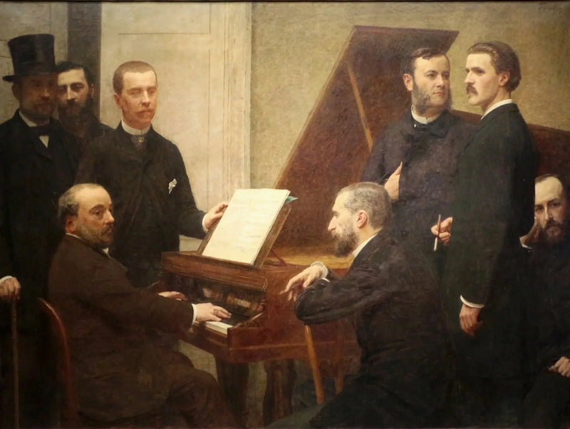 Runt pianot - Henri Fantin-Latour