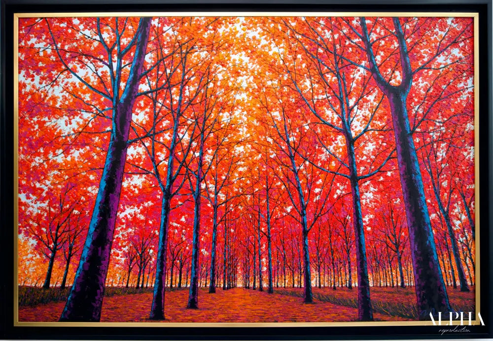 Autumn Face - Veerasak | 150 x 100 cm Reproductions de tableaux à la peinture à l’huile