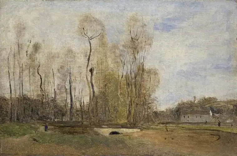 Auvers-sur-Oise: Hästen vid Daubigny - Jean-Baptiste Camille Corot