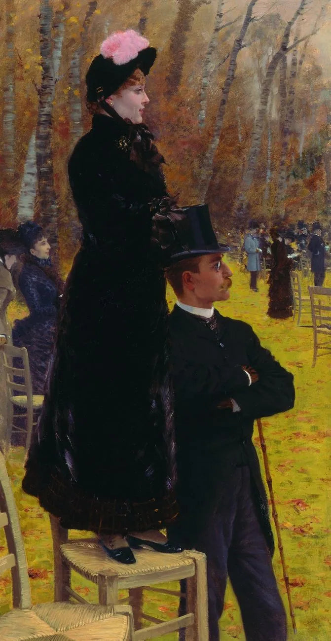 På Auteuil-loppen - På stolen - Giuseppe De Nittis
