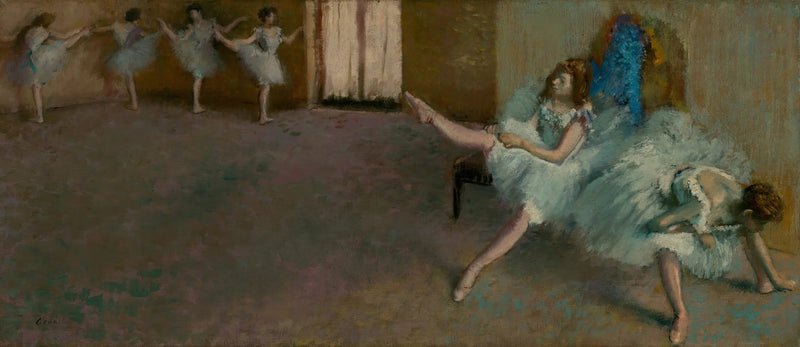 Innan baletten - Edgar Degas