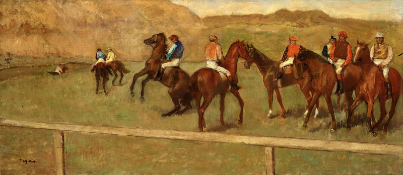 Innan avresan - Edgar Degas