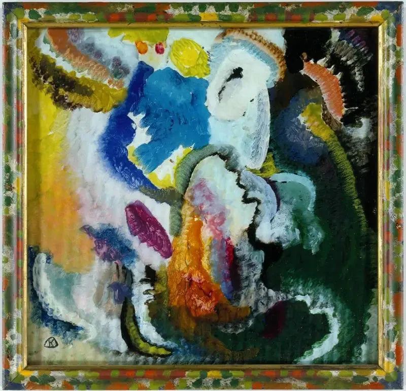 Med ryttare - Vassily Kandinsky