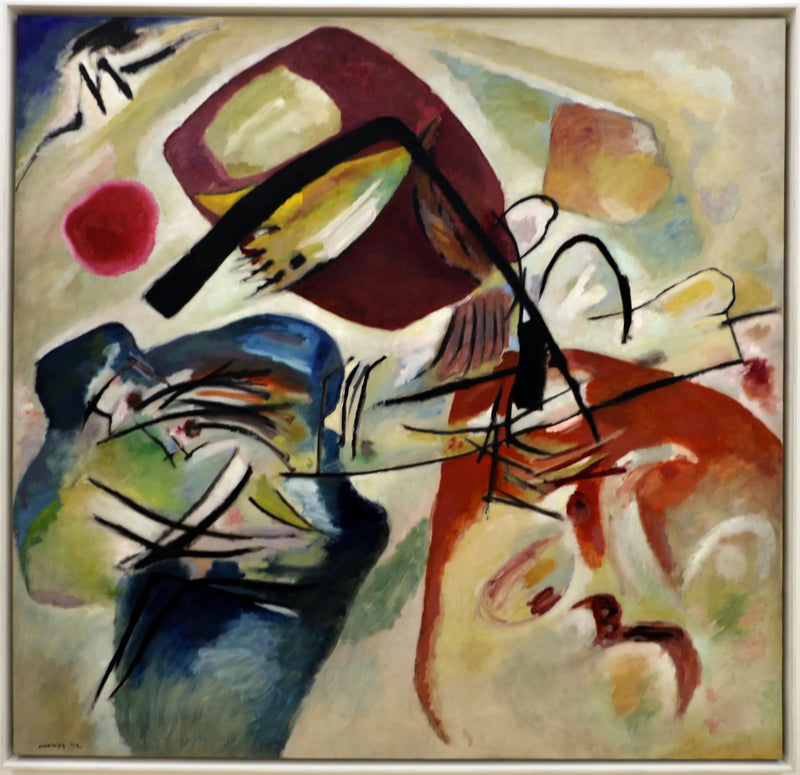 Med den svarta bågen - Vassily Kandinsky
