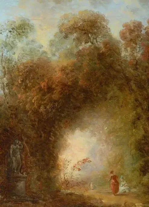 Avenue aux figures - Jean-Honoré Fragonard
