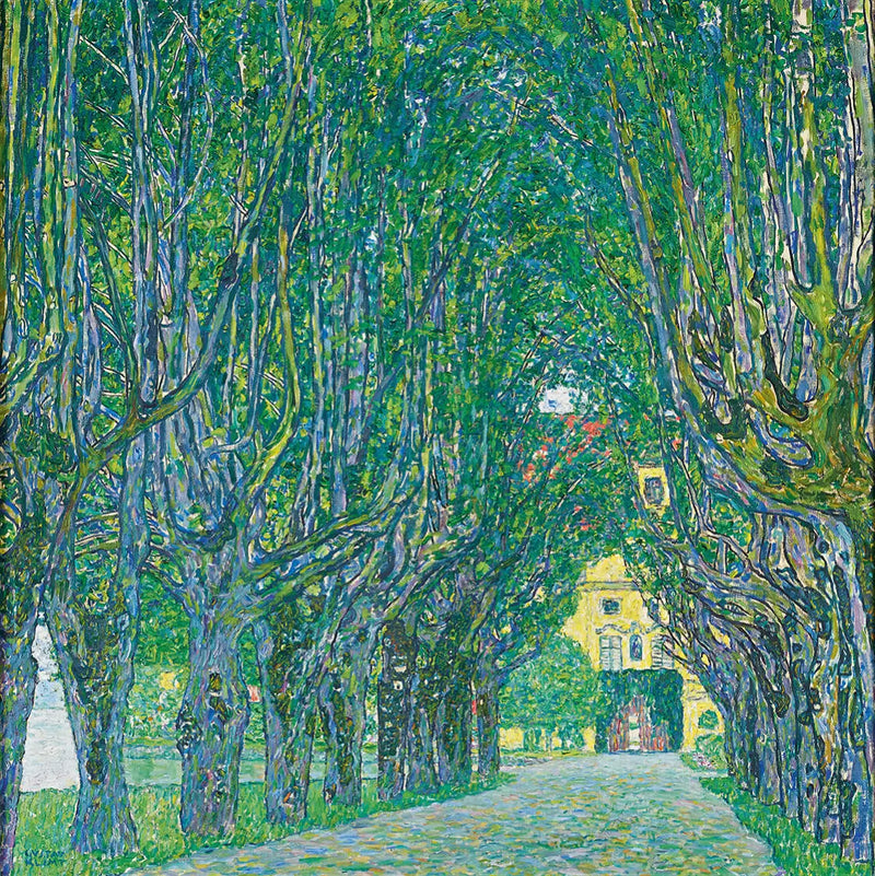 Allé i parken vid Schloss Kammer - Gustav Klimt