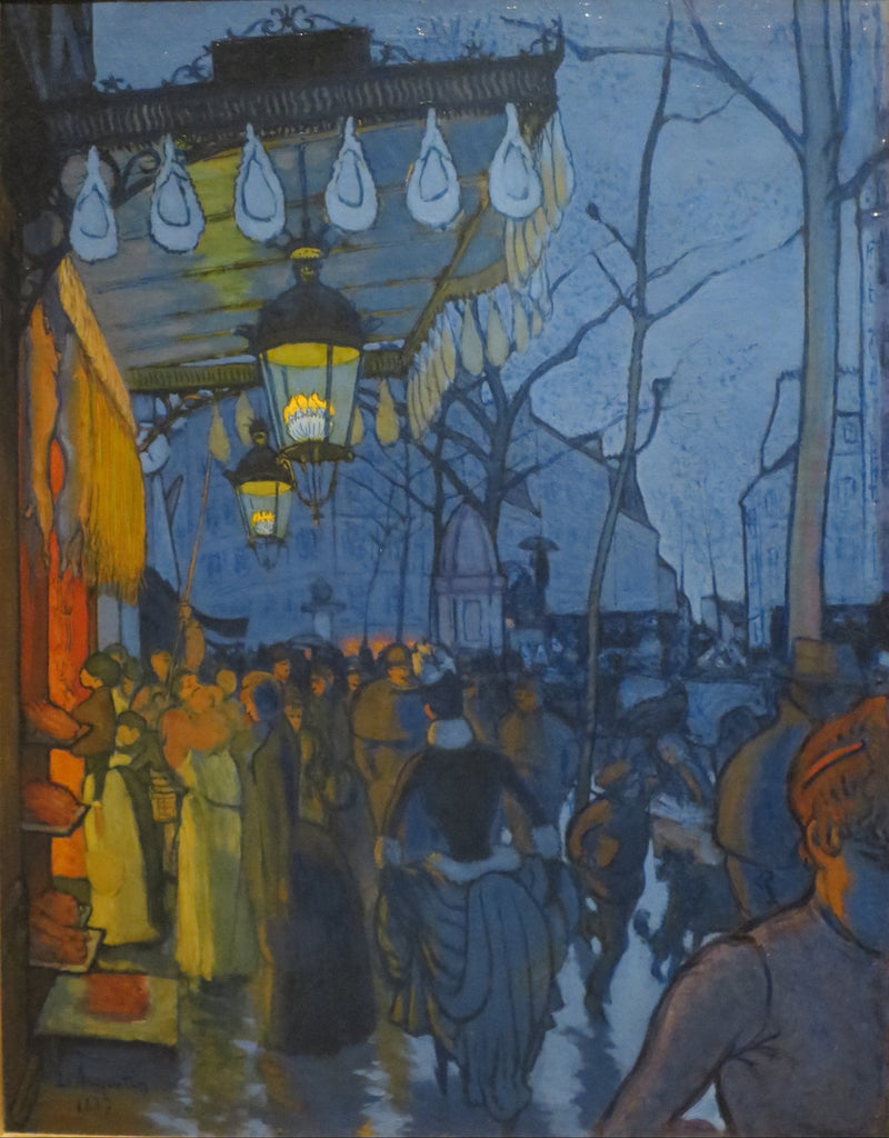 Avenue de Clichy, fem på kvällen - Louis Anquetin