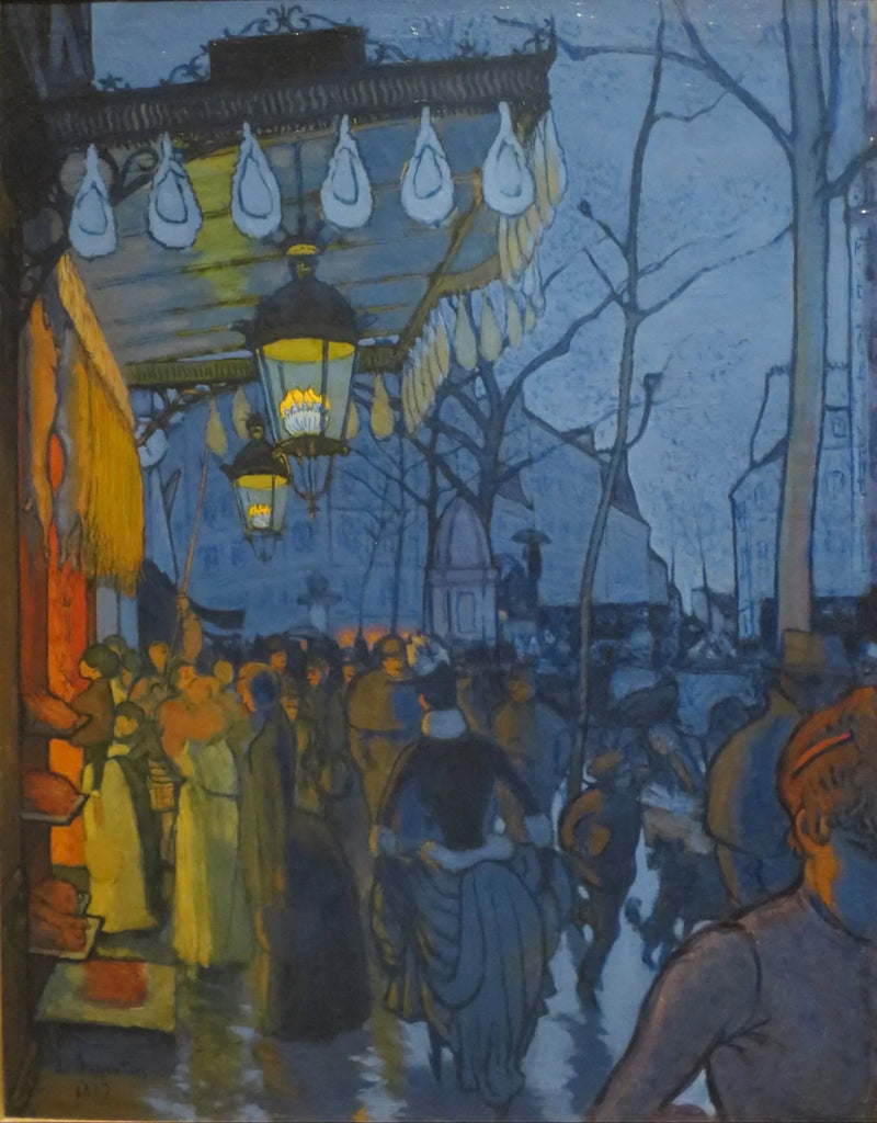 Avenue de Clichy, fem på kvällen - Louis Anquetin