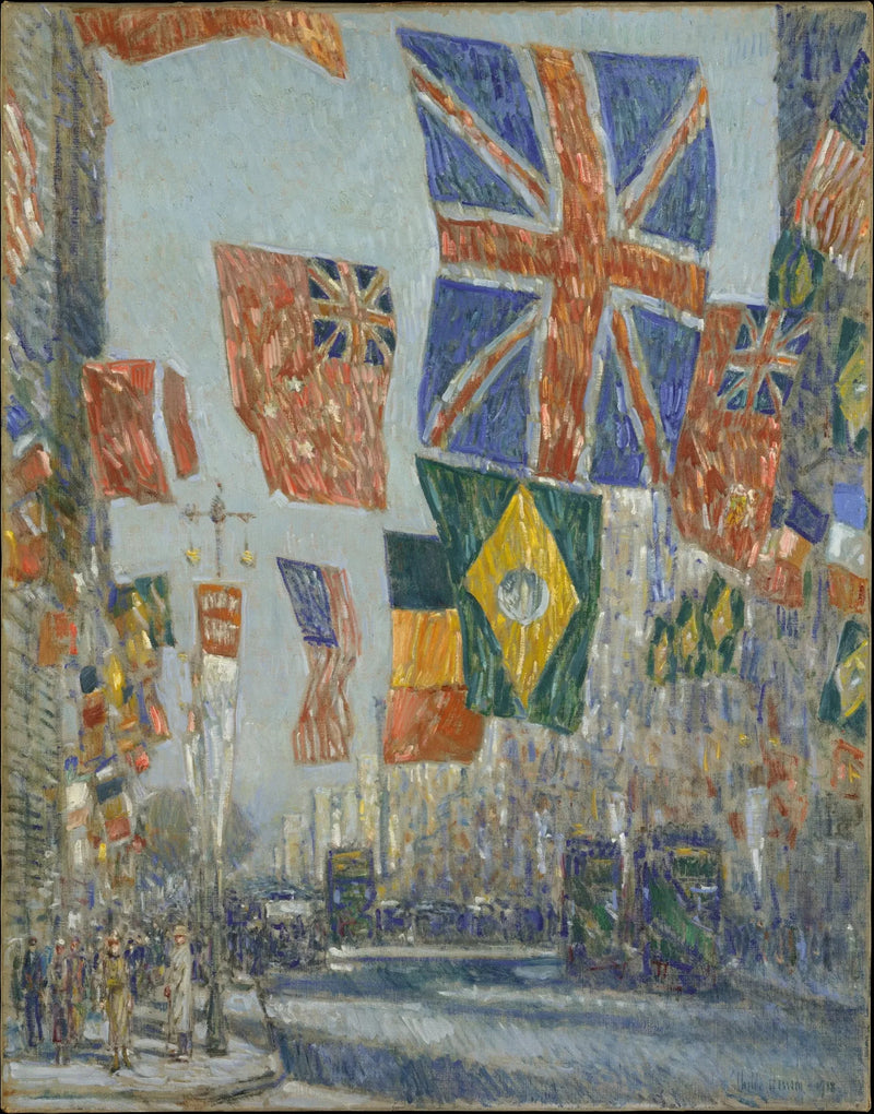 Avenue des Alliés, Storbritannien, 1918 - Childe Hassam