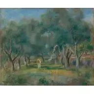 Olivernas allé - Pierre-Auguste Renoir