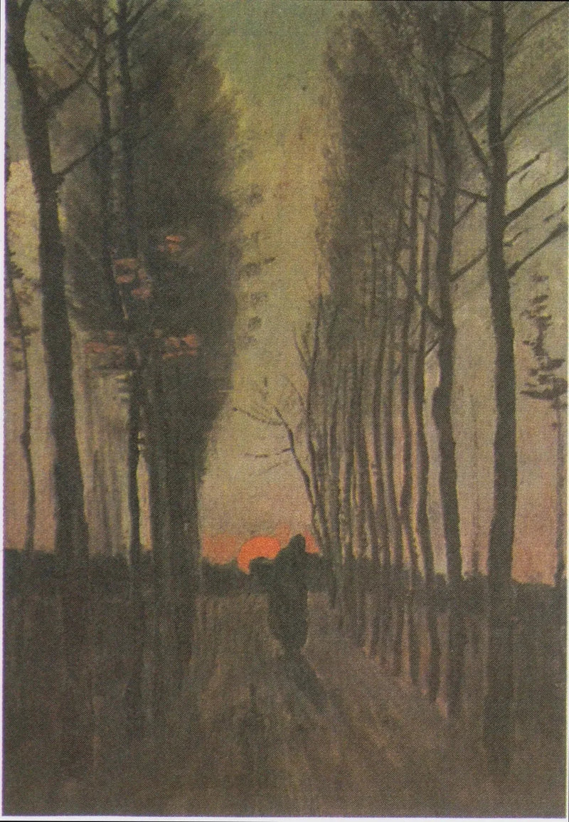 Almar vid solnedgången - Vincent van Gogh