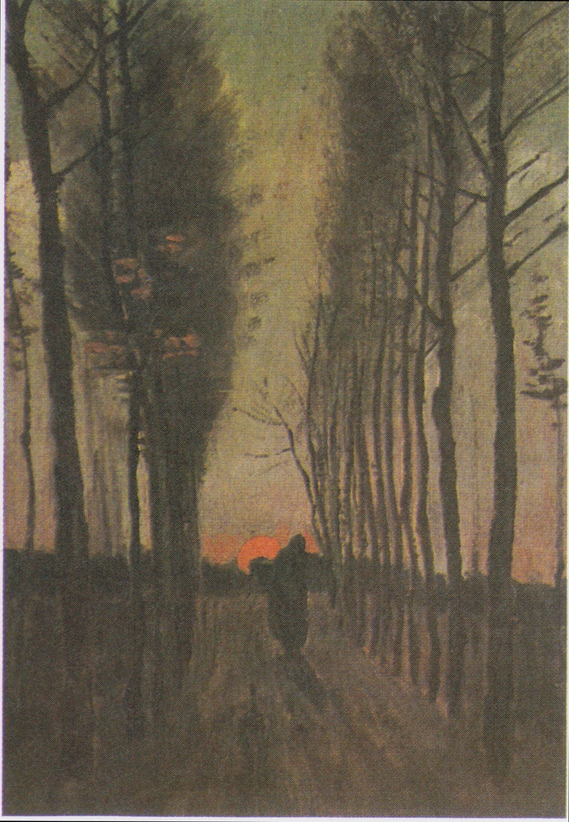 Almar vid solnedgången - Vincent van Gogh