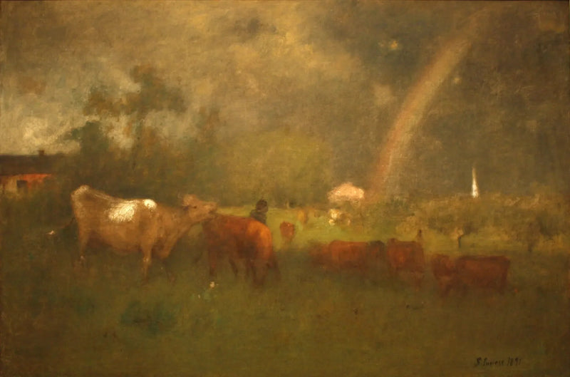 Avsats vid Delaware-floden - George Inness
