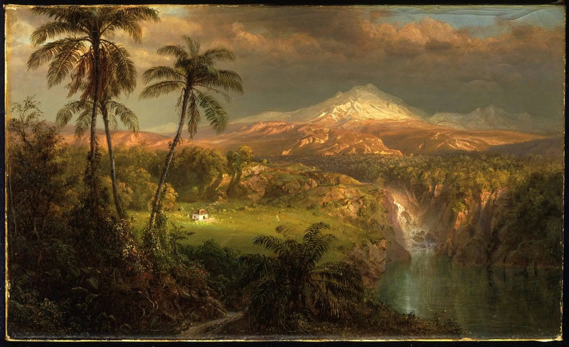 Tillfälliga baksidor under tropikerna - Frederic Edwin Church