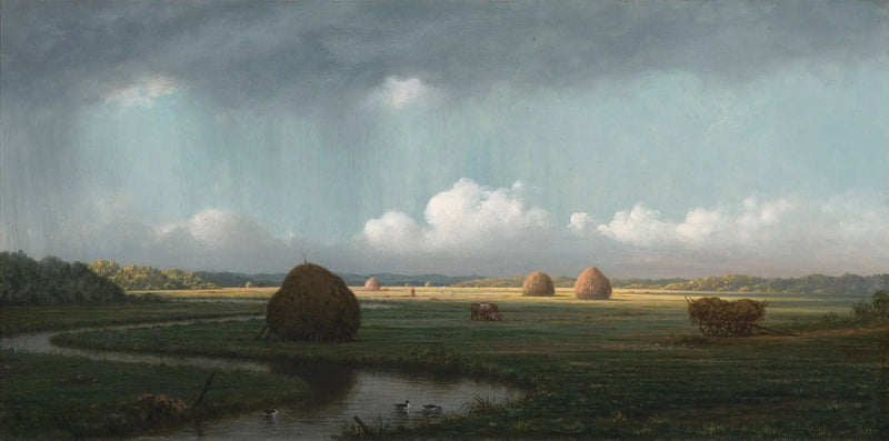 Plötsliga sidor, Newbury träsk - Martin Johnson Heade