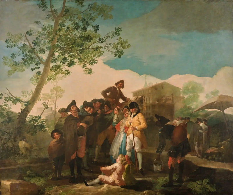 Blind man with a guitar - Francisco de Goya