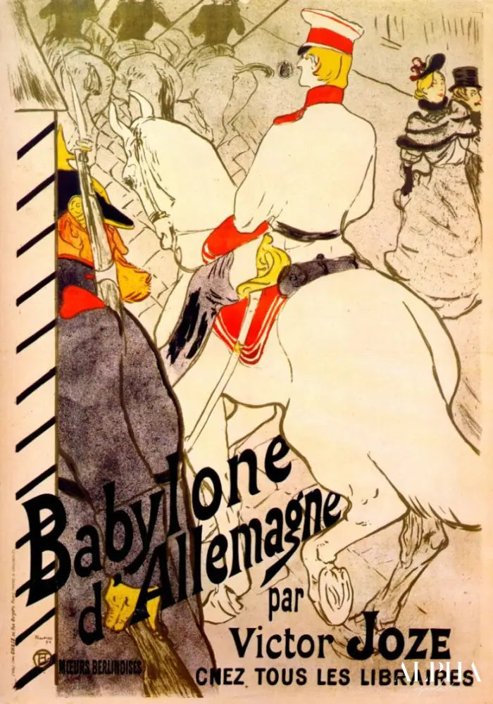 Babylone d'Allemagne - Toulouse Lautrec - Reproductions de tableaux et peintures haut de gamme