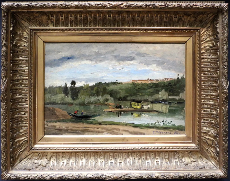 bac i Varenne-Saint-Hilaire - Camille Pissarro