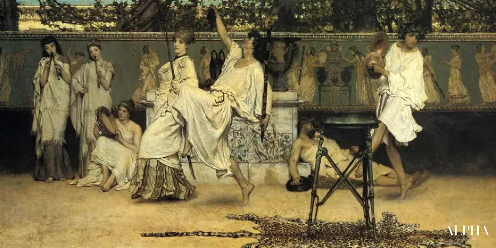 Bacchanale - Lawrence Alma-Tadema Reproductions de tableaux à la peinture à l’huile