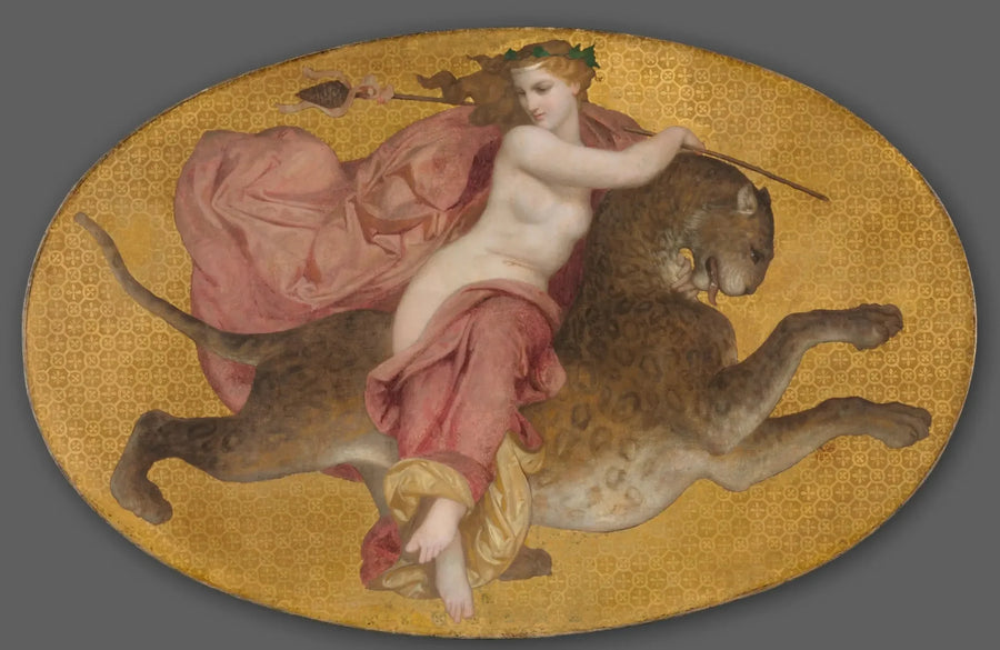 Bacchant på en panter - Bouguereau