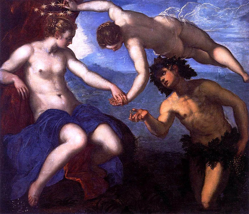 Bacchus och Ariadne - Jacopo Tintoretto