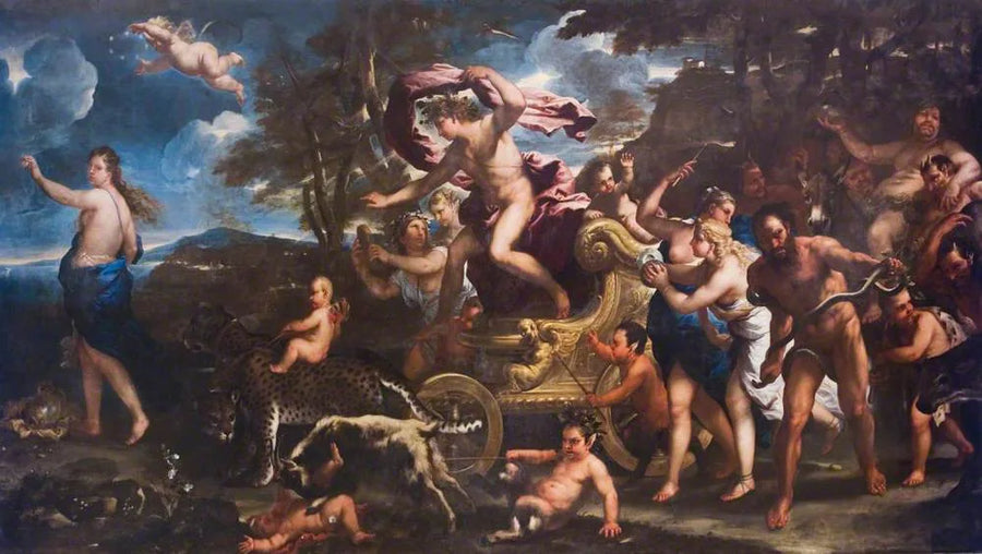 Bacchus och Ariadne - Luca Giordano