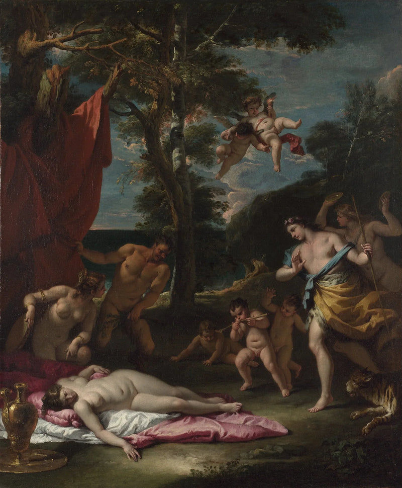 Bacchus och Ariadne - Sebastiano Ricci