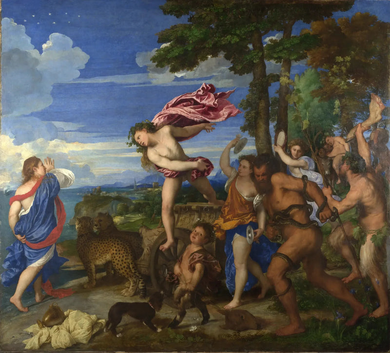 Bacchus och Ariadne - Titian