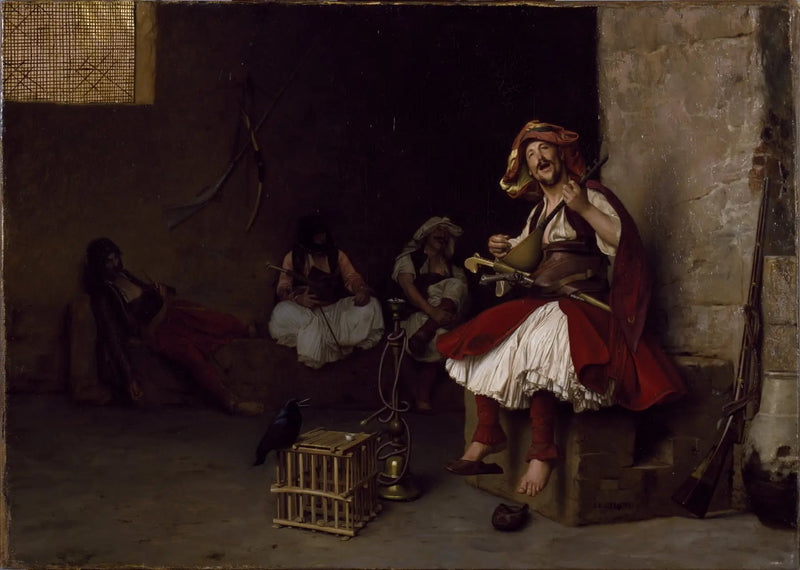 Bachi-bouzouk sjungande - Jean-Léon Gérôme