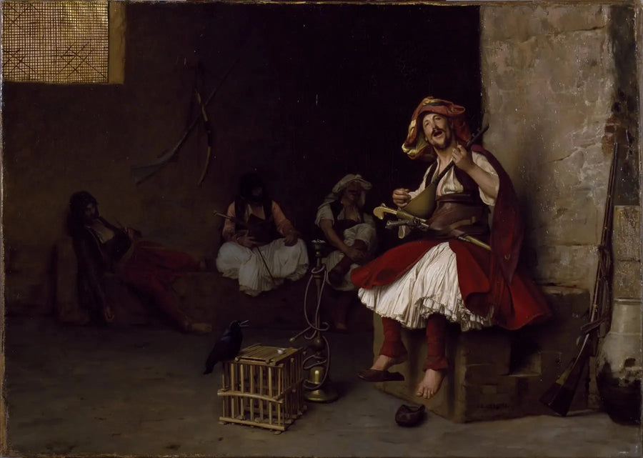 Bachi-bouzouk sjungande - Jean-Léon Gérôme