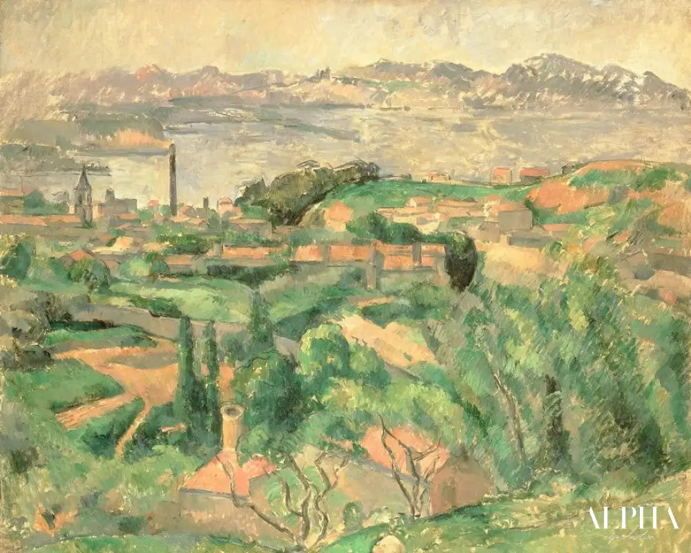 Baie de Marseille - Paul Cézanne - Reproductions de tableaux et peintures haut de gamme