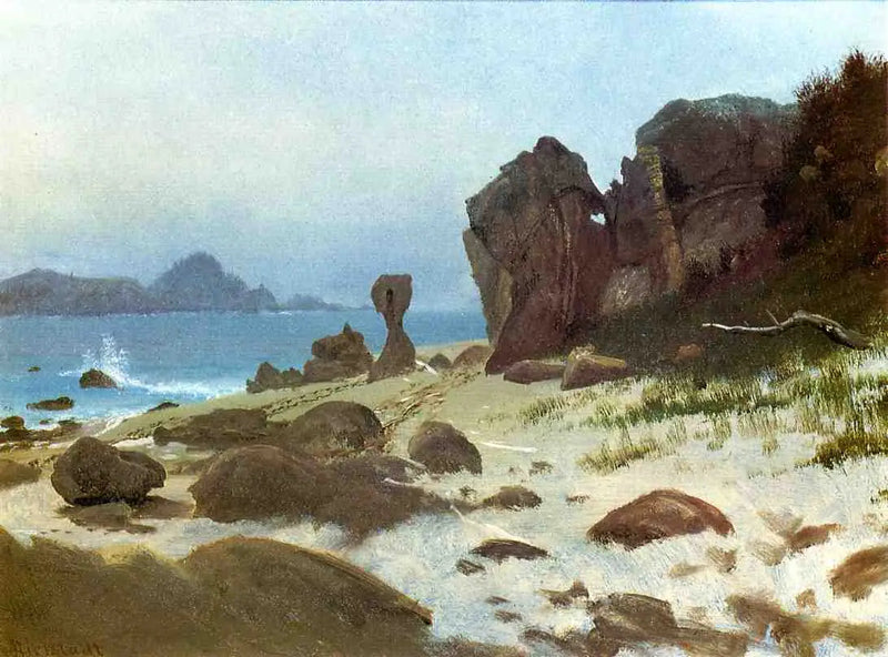 Montereybukten - Albert Bierstadt