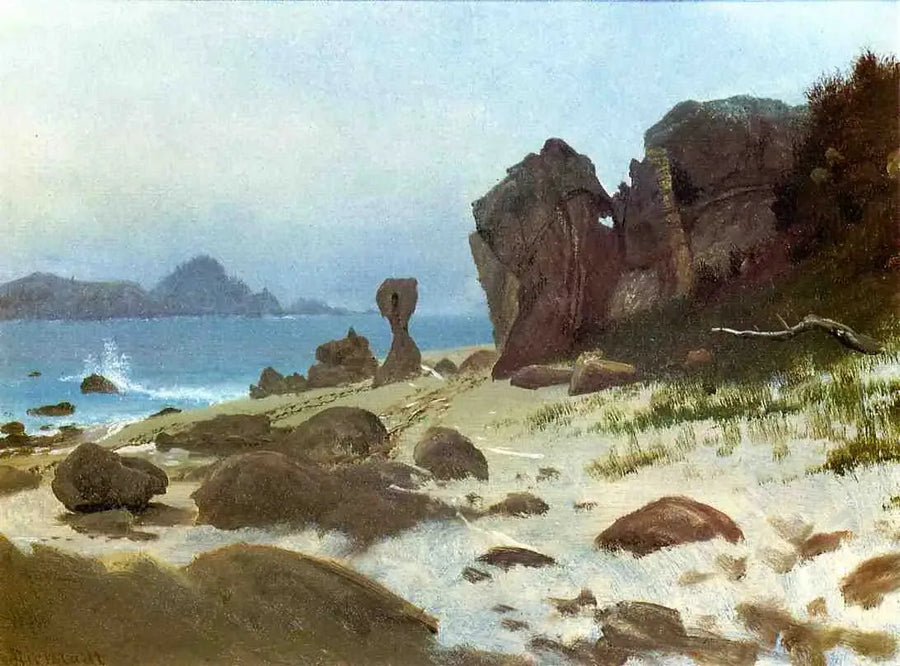 Montereybukten - Albert Bierstadt