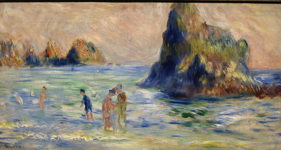Klipporna i Guernsey - Pierre-Auguste Renoir
