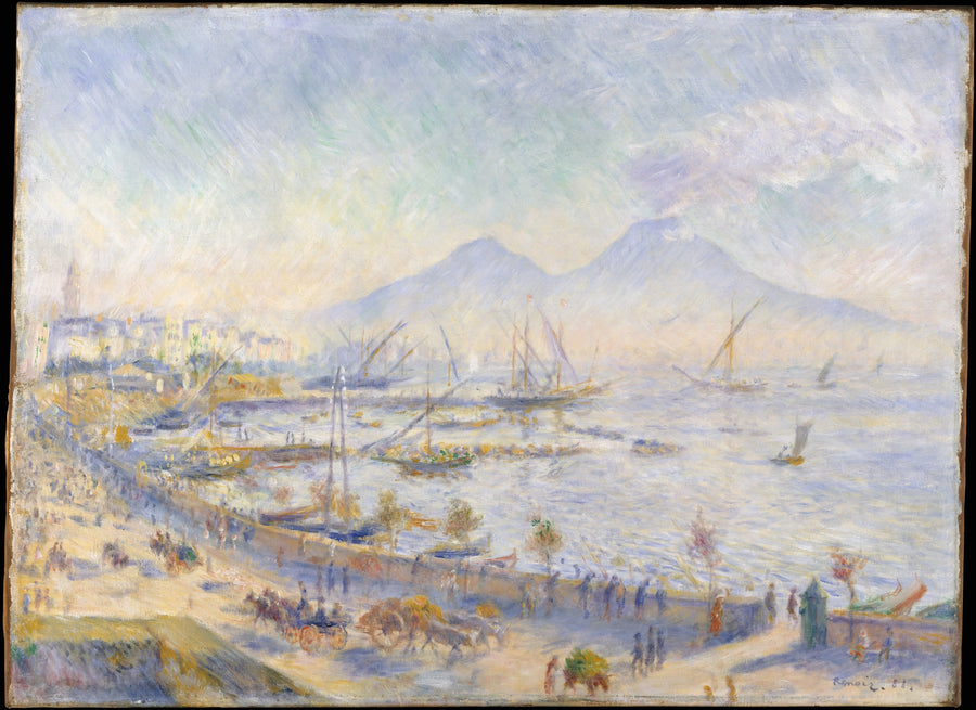 Napolibukten - Pierre-Auguste Renoir