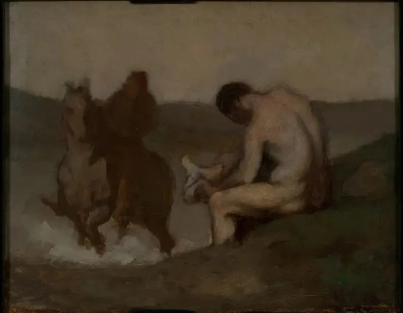 Bad (L'Abreuvoir) - Honoré Daumier