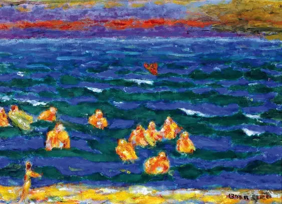 Badare vid dagens slut - Pierre Bonnard