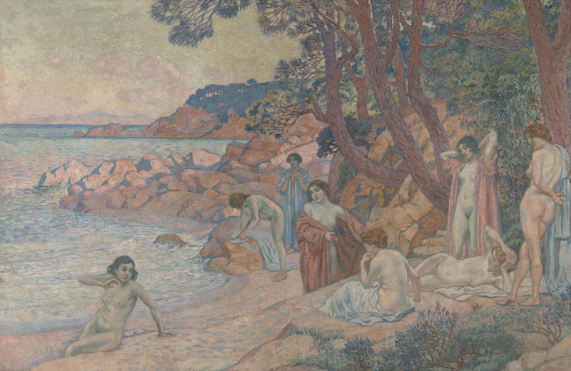 Badvakter vid Cap Bénat - Théodore van Rysselberghe