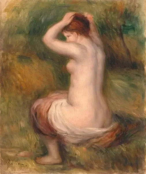Nu sitter - Pierre-Auguste Renoir