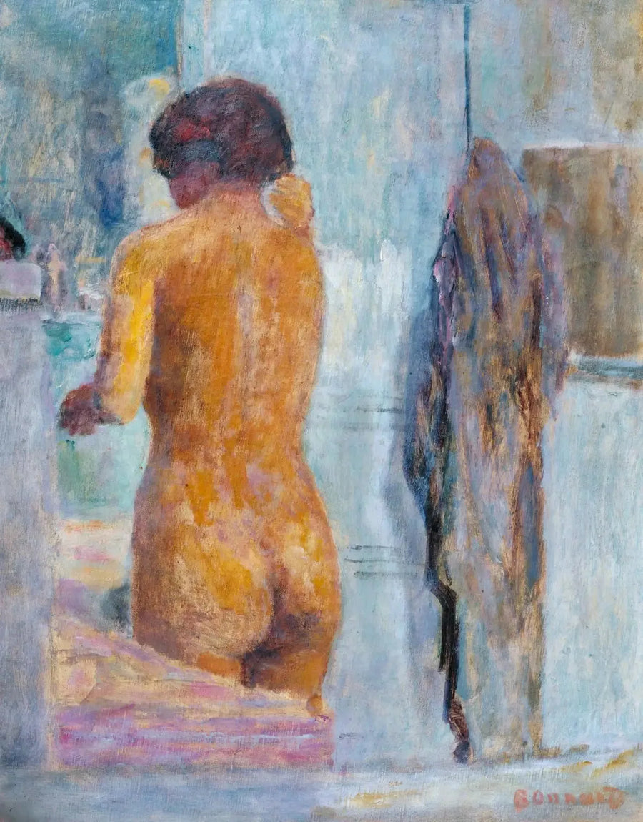 Badande kvinna, av två - Pierre Bonnard