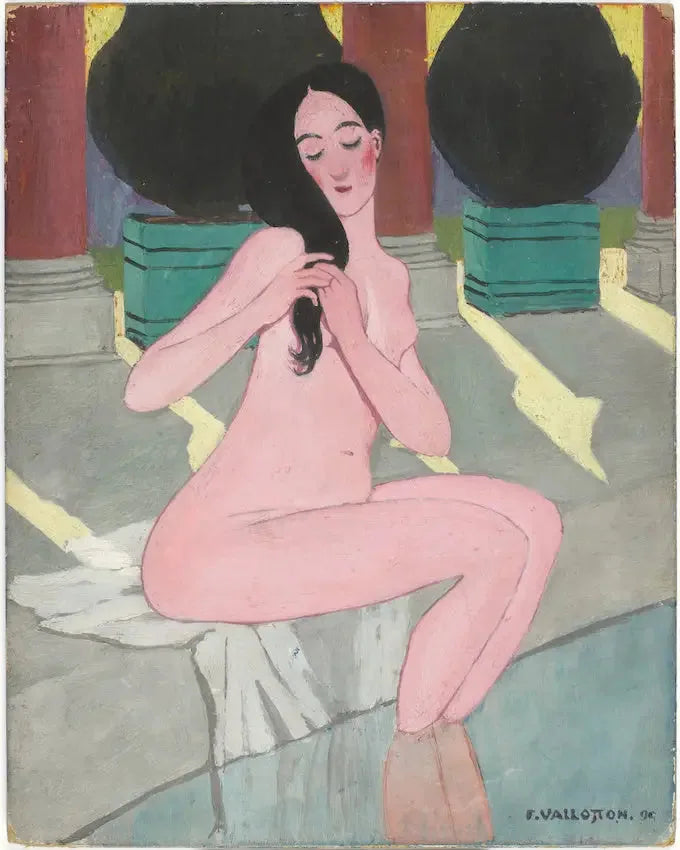 Rosebaderska - Félix Vallotton