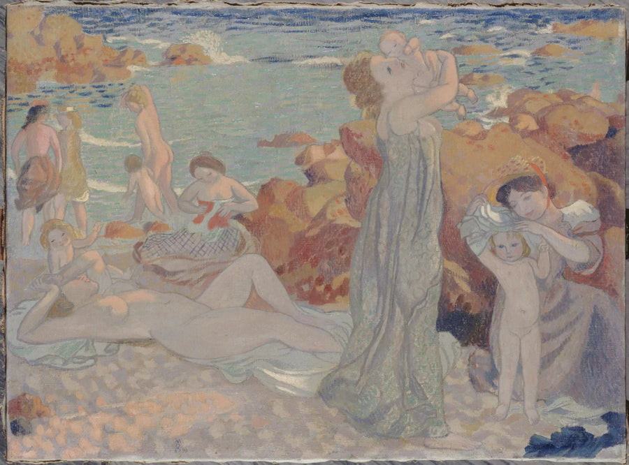 Badande kvinnor, Pouldu-stranden - Maurice Denis