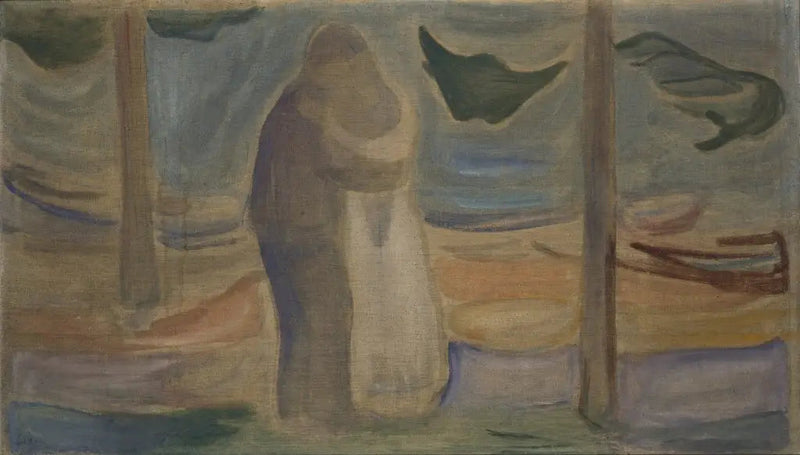 Kyss på stranden (Frise Reinhardt) - Edvard Munch