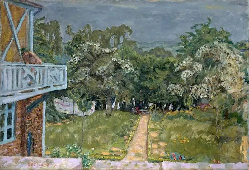 Blå balkong - Pierre Bonnard