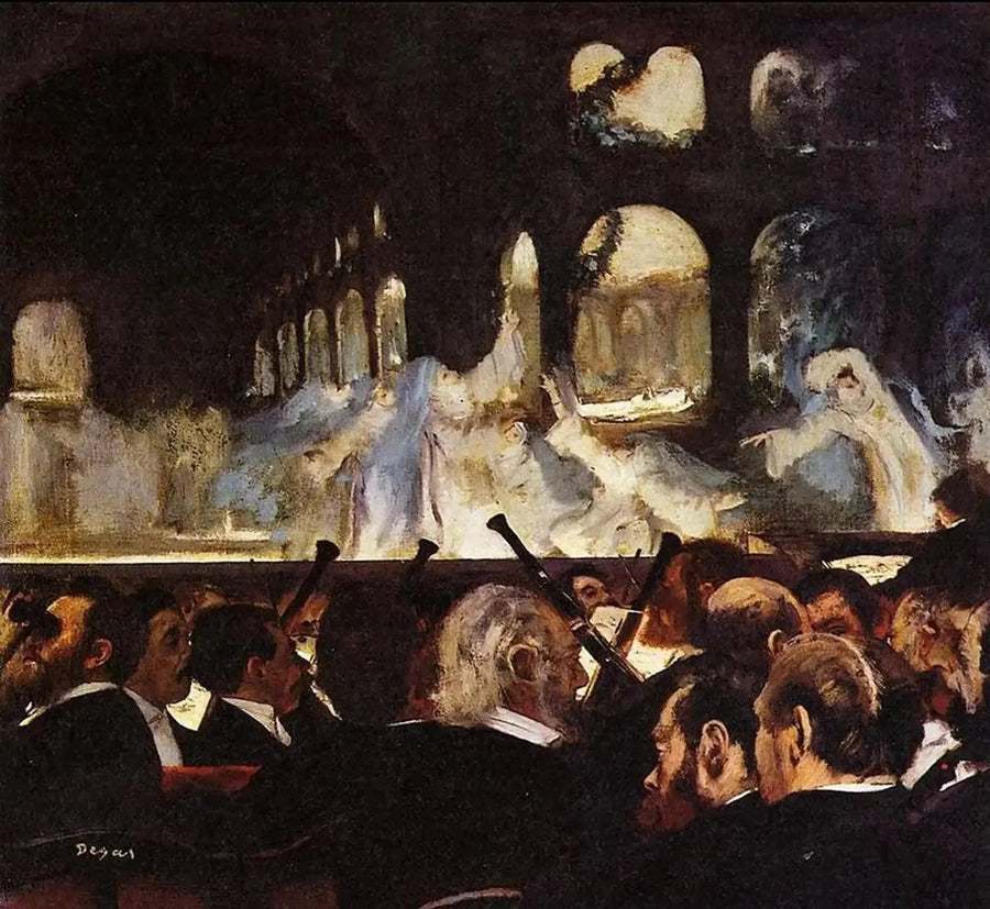Le Ballet de Robert le Diable 1876 par Edgar Degas – reproduction peinture à l’huile sur toile