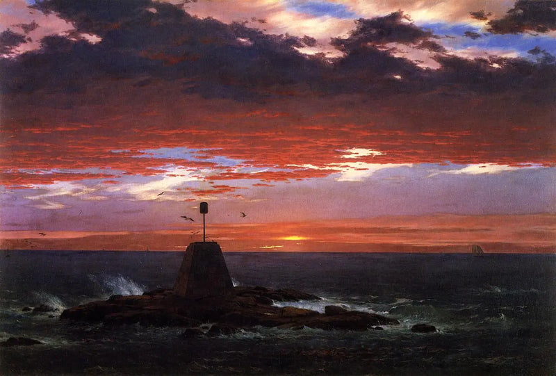 Ballise, utanför Mount Desert Island - Frederic Edwin Church