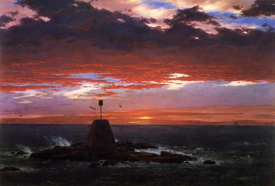 Ballise, utanför Mount Desert Island - Frederic Edwin Church